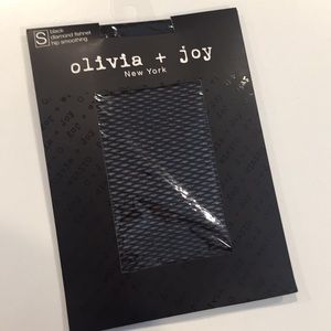 Olivia + Joy NY Black Diamond Fishnet Tights